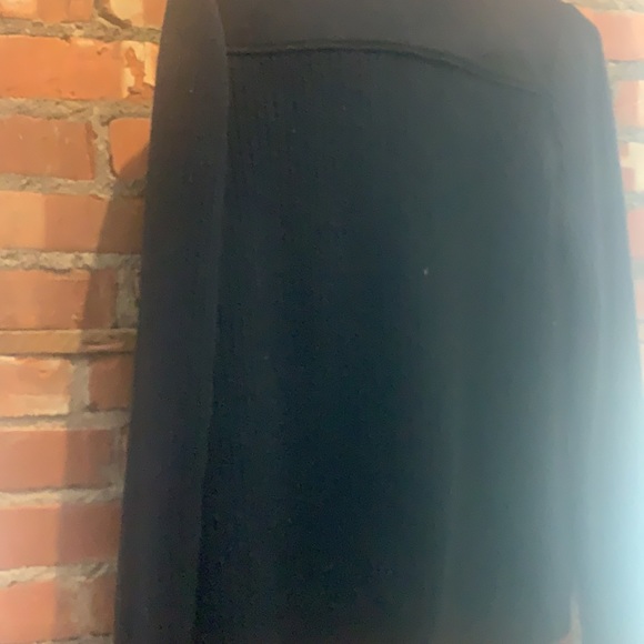 Nordstrom Signature wool and net dark blue coat - S - Picture 4 of 6